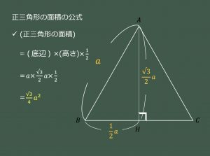 3分で分かる 正三角形の面積の求め方 公式をわかりやすく 合格サプリ